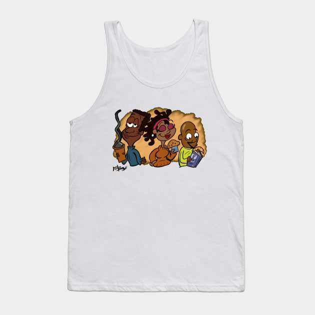 The Aroma of the Bookstore Cafe Tank Top by D.J. Berry